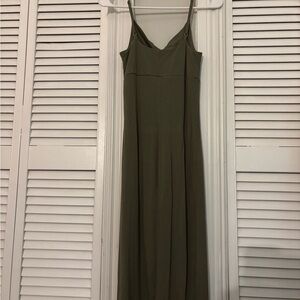 Forever 21 Olive Green Maxi Dress